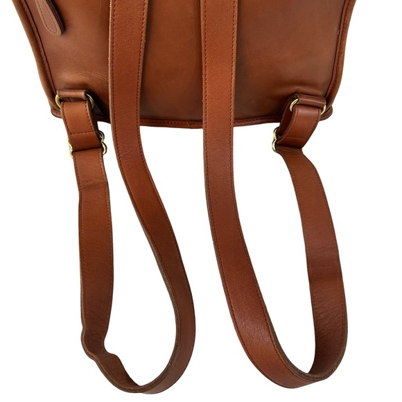 Vintage Coach Large Weekender Backpack Rucksack 9943 British Tan - Picture 5 of 10